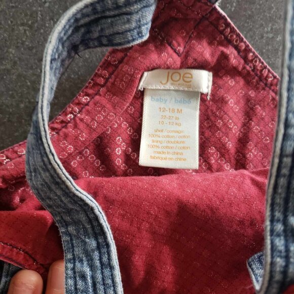 Denim overall Dress 12-18M - Picture 3 of 3